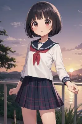 夕方