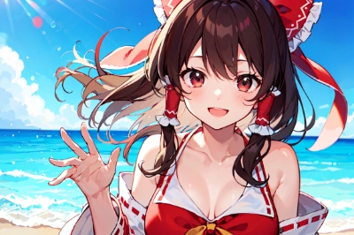 reimu hakurei summer