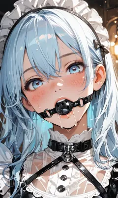 ボールギャグとよだれ