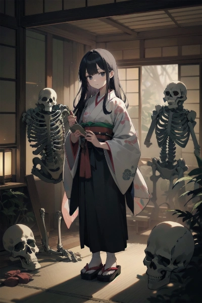 骸骨を操る滝夜叉姫其之六