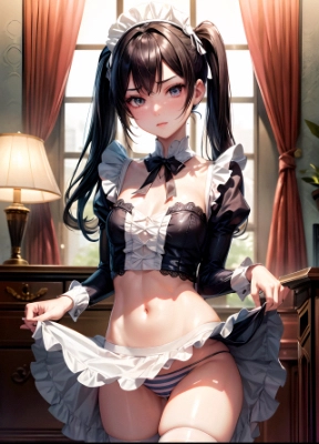 メイドさん(たくし上げシリーズ)