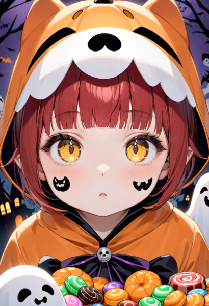 お菓子をくれないとイタズラ……ありゃ？