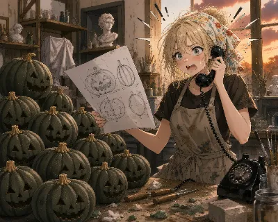 ハロウィンイヴの納品事故