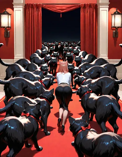 怪しいやつニャ