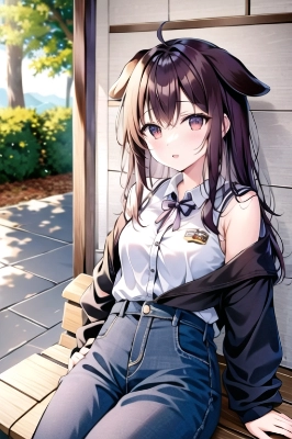 御主人様を待っている忠犬ハチ公♀
