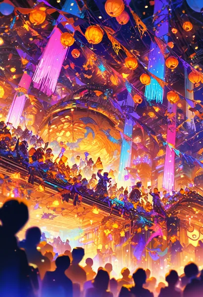 光の宮殿に響く幻想の宴