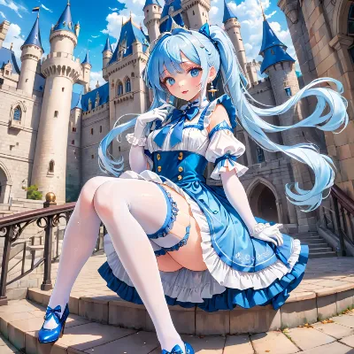 青髪のお姫様
