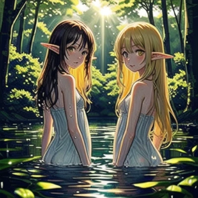 森の泉で交わす秘密の約束