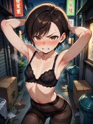 路地裏のOL