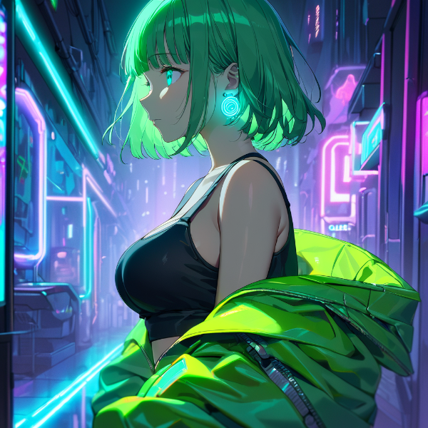 光るイヤリング