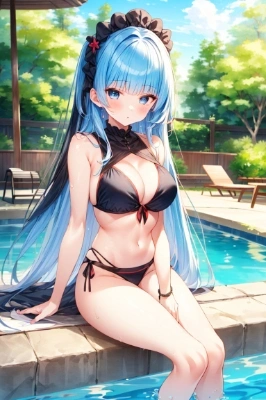 プールサイド