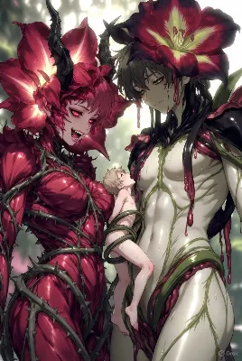 花の擬人化_20260101#2