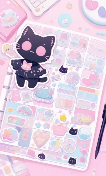 手帳ステッカー