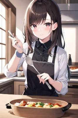 料理中