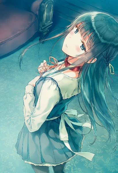 清楚ちゃんを見下ろす