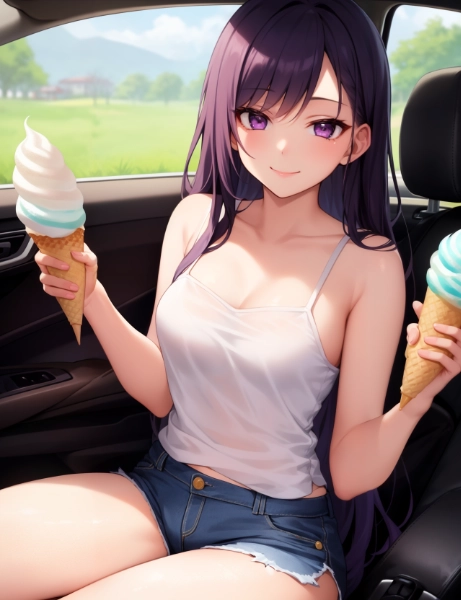 秘書さんと夏の日ドライブ