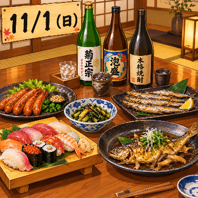 11/1 記念日の飲食