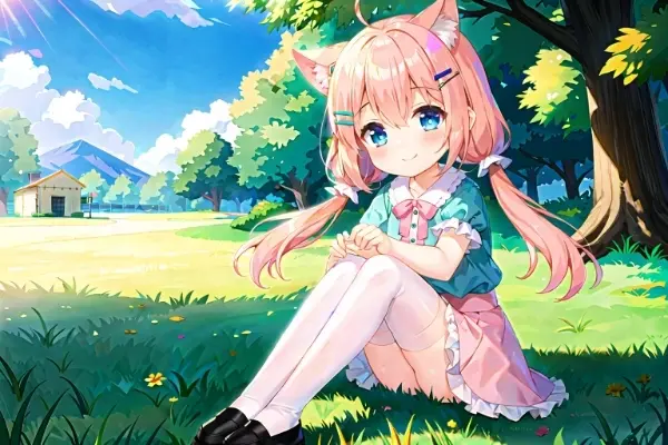 晴天とネコミミちゃん