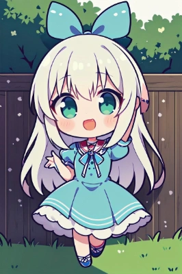 白い方のうちの子カートゥーン