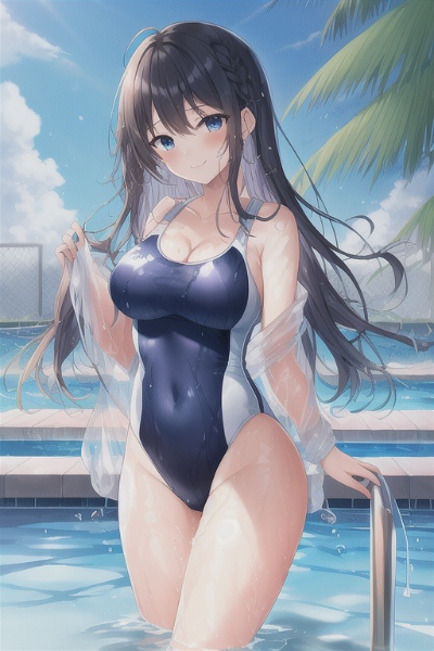 プールサイド