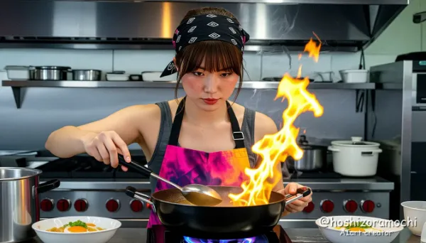 パンクロック系女性店員の情熱ラーメン - Passionate ramen from a punk rock female waitress