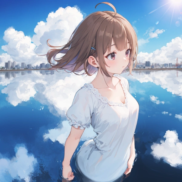 湖と空とのどか