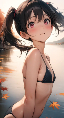 アイドルのグラビア撮影