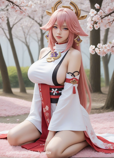 No.9 Miko Genshin impact (63pic)