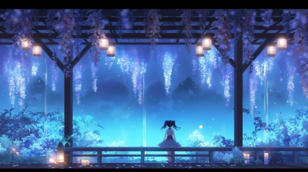 藤の花：夜の部