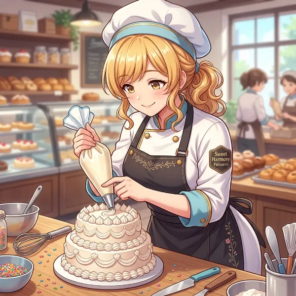 ケーキに想いを込めるパティシエール