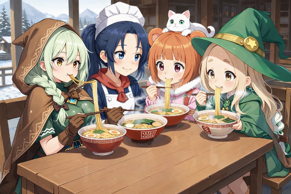 みんなでラーメン