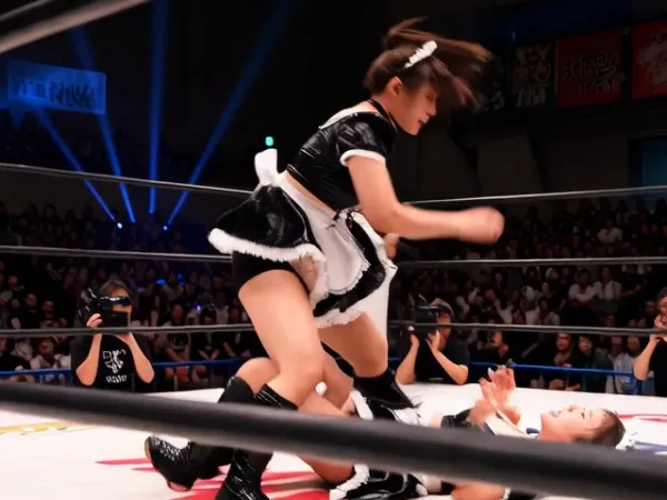 動画・メイドプロレス