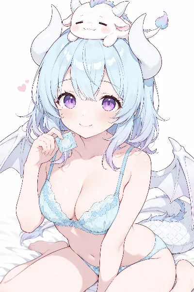 準備万端の白竜ちゃん💕