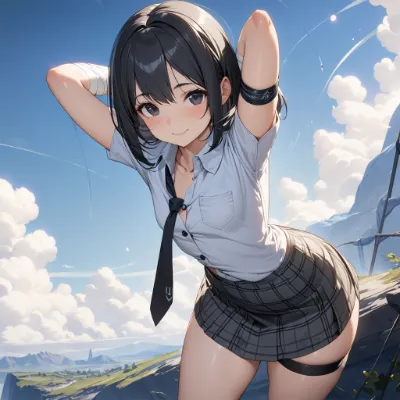 黒髪の女の子65