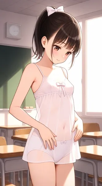 教室でお着替え動画