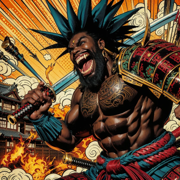 黒人サムライ２