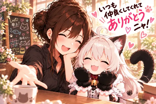 お題「ありがとうなのﾆｬ」