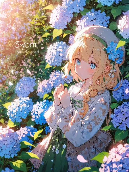 紫陽花日和、心のままに。