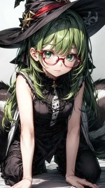 緑髪のお姉さん