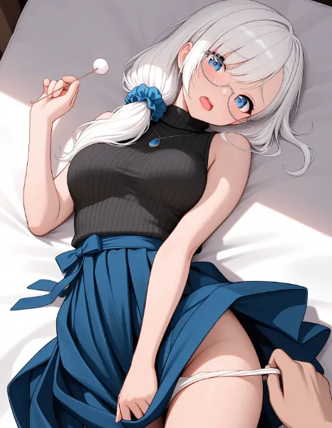 耳かきしてあげようと誘ったらそのまま押し倒されちゃった