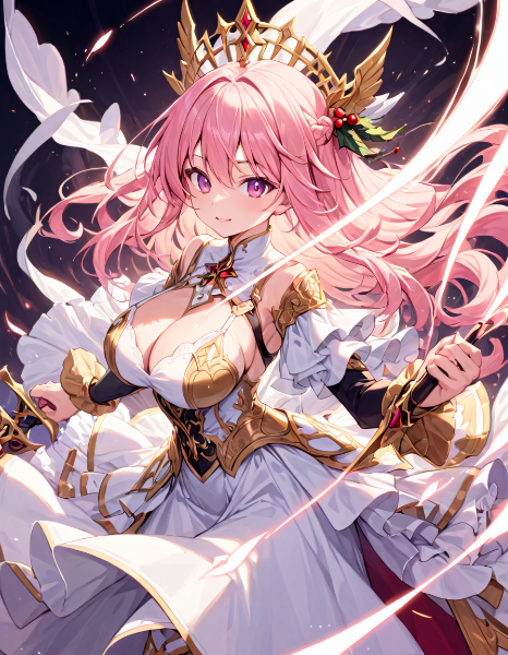 Pink Hair Sacred Knight