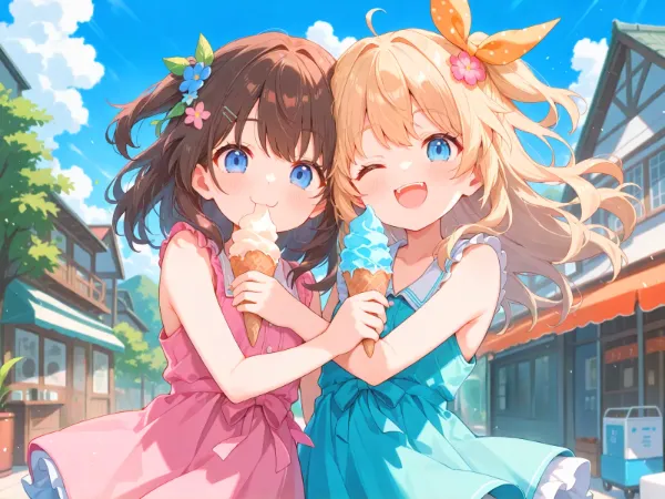 シェアリングアイスクリーム