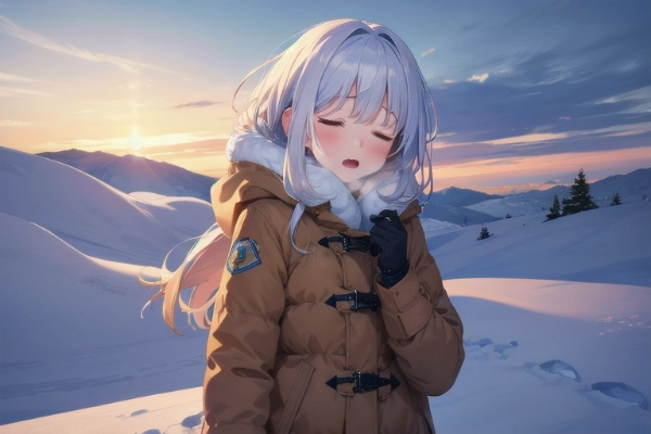 日の出は後ろですよ