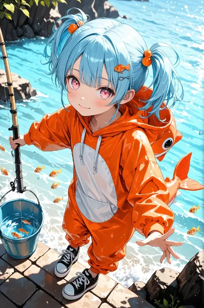 魚の着ぐるみのやつ