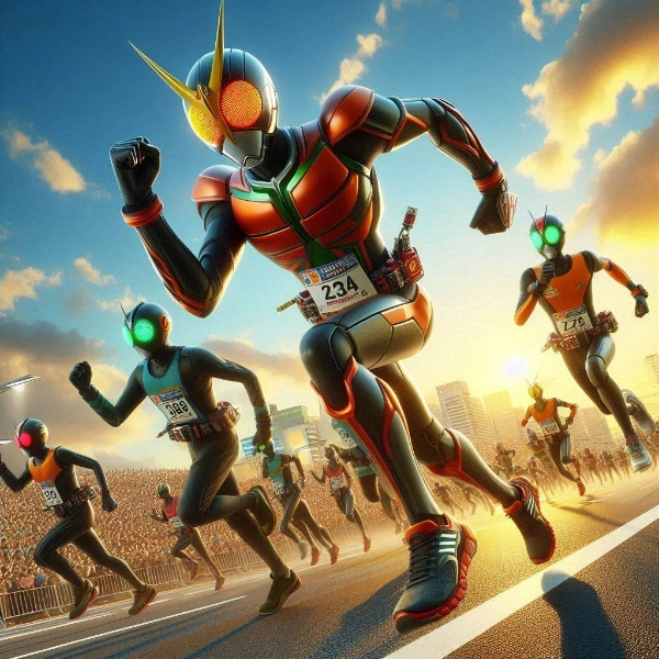 オールマスカレイダーマラソン大会