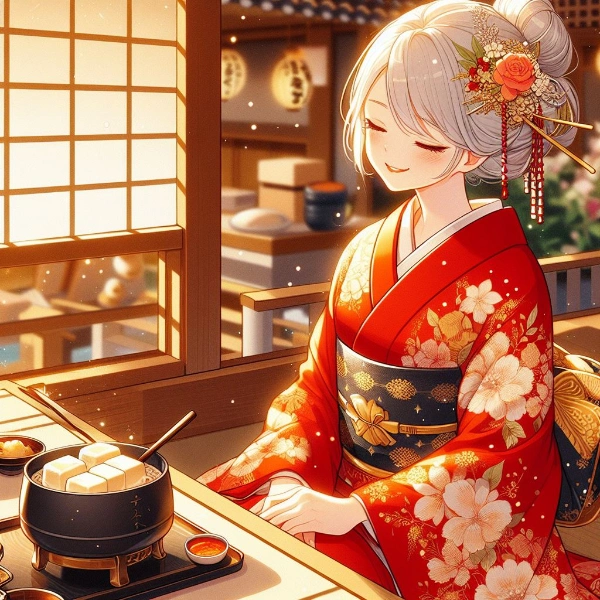 嵐山の湯豆腐！！