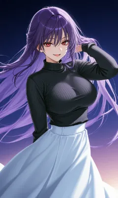 長い髪のお姉さん