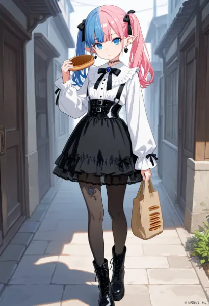 路地裏の甘い散策