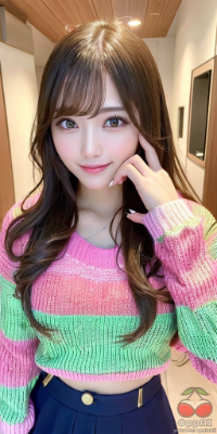 【限定】ニットを着ると、あたたかくて cozy な感じがする