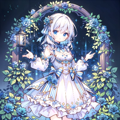 青薔薇の令嬢